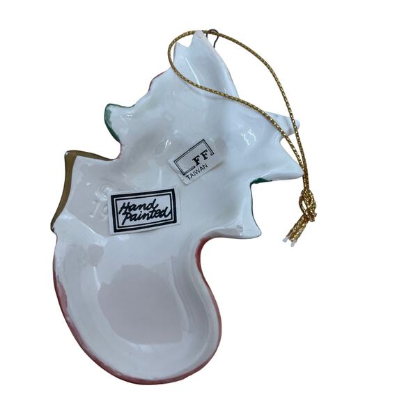 Fitz & Floyd Our 1st Xmas "Honey Bunnies" 1st Edition 1993 Ornament with Box - Picture 3 of 8